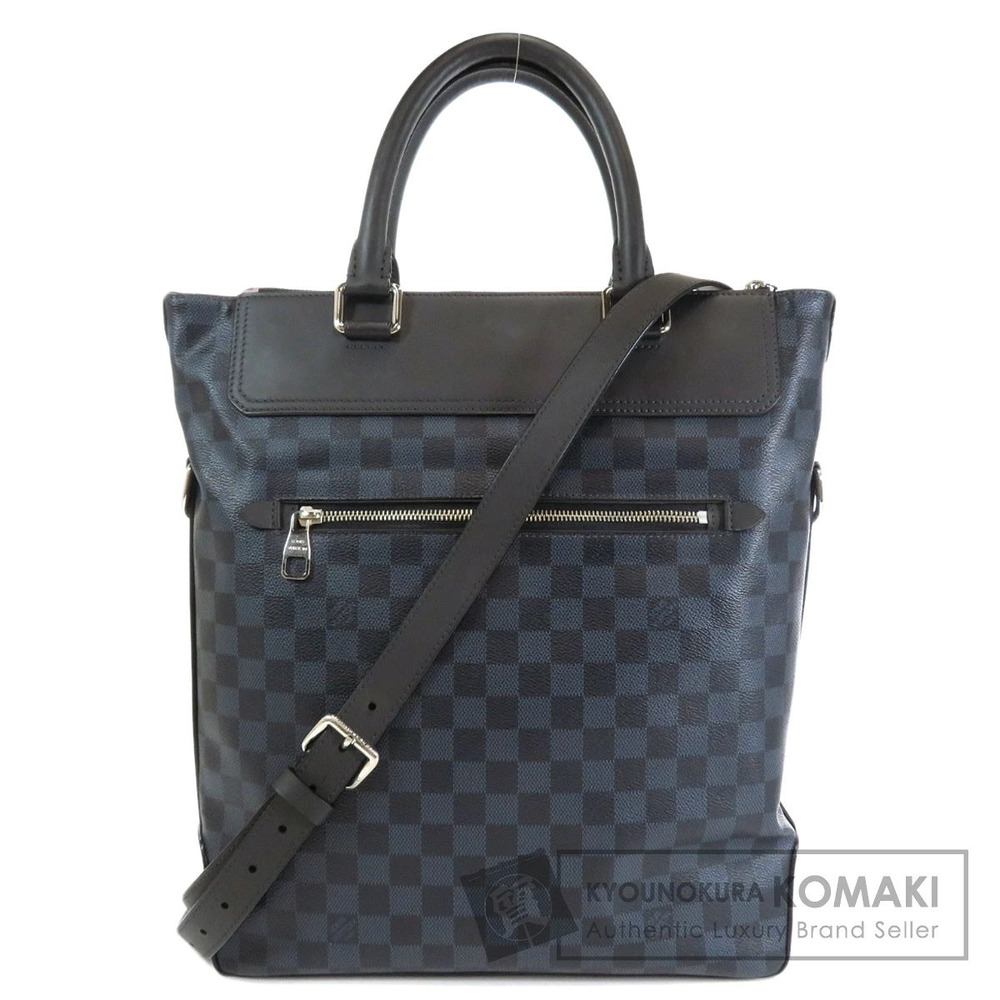 Louis Vuitton Greenwich Damier Cobalt Blue Tote Bag Canvas